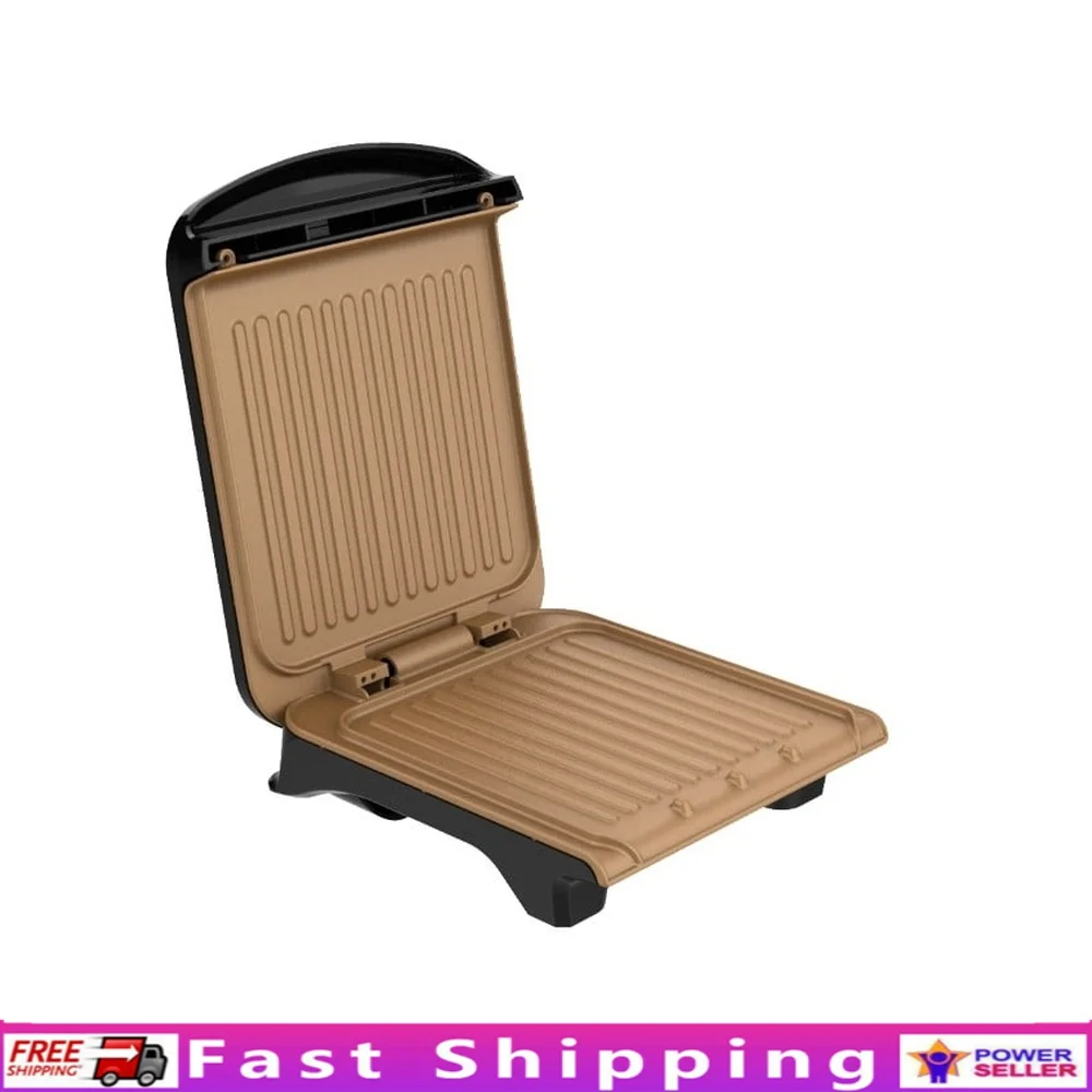 

Compact 1500W Non-Stick Contact Grill 2 Adjustable Grilling Angle Easy Clean Durable Plastic Housing Space Saving Design