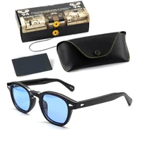 Gafas de sol Johnny Depp para hombres y mujeres, gafas de sol polarizadas estilo Lemtosh, montura de acetato Vintage de marca para gafas masculinas