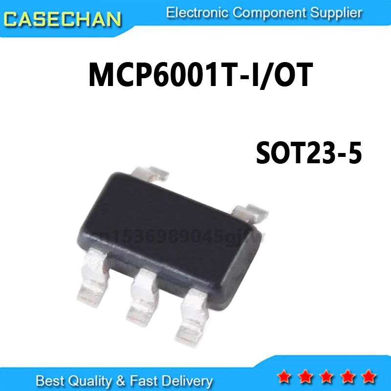 10PCS New and Original MCP6001T-IO/T MCP6001T-I MCP6001 SOT23-5
