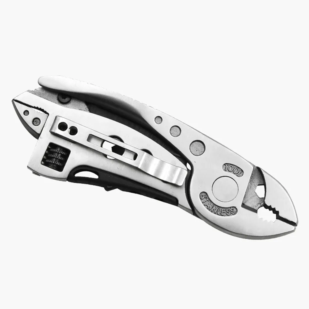 Multi tool 9-in-1-Edelstahl-Multitool mit Sicherheits verriegelung Leichte tragbare Klapp-Multitool-Zange für den Außenbereich