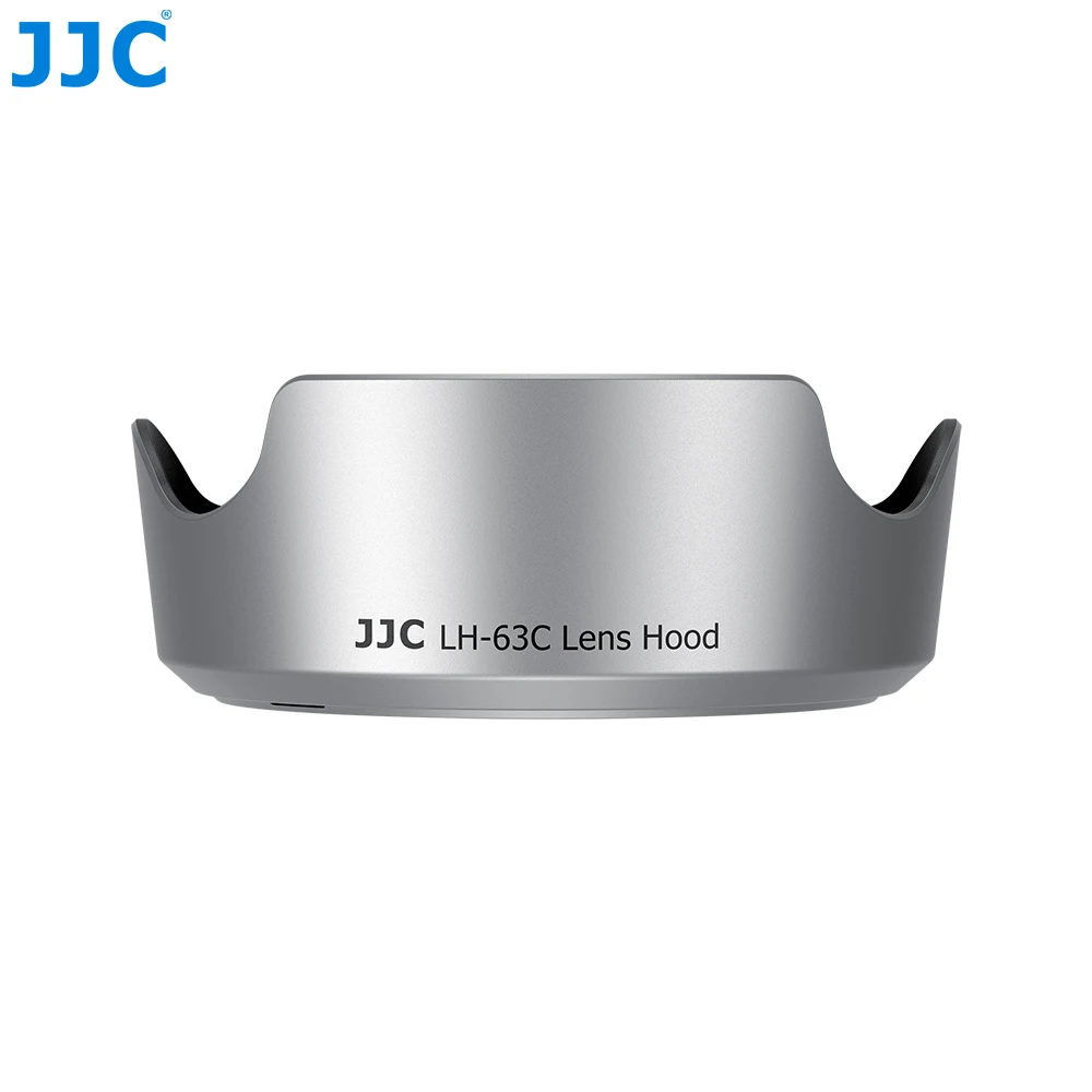 JJC Silver Lens Hood for Canon RF-S 14-30mm F4-6.3 IS STM PZ Lens EF-S 18-55mm f/3.5-5.6 IS STM Lens Shade Replace Canon EW-63C