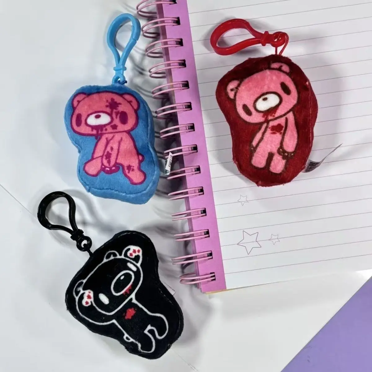 Gloomy Bear Groomy Keychain Kawaii Japanese Style Cartoon Key Ring For Bag Backpack Accessories Daily Decoration Gift