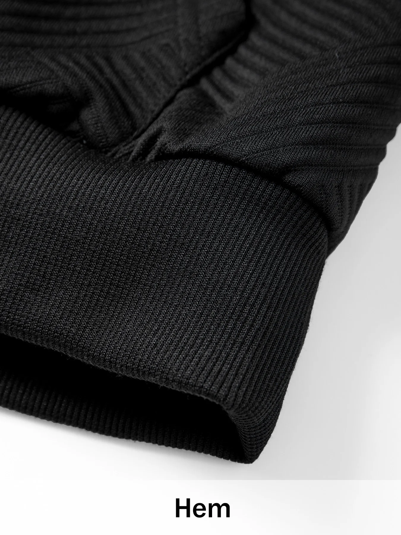 Herren Geometrischer Jacquard Viertelreißverschluss-Polo-Sweatshirt Langarm Gerippter Saum Kängurutasche Atmungsaktiver Strick-Freizeitpullover – Detail 14