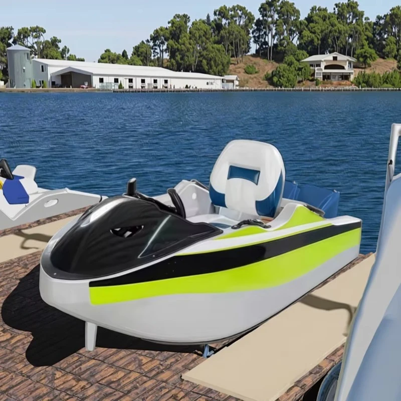 Mini Electric Jet Ski Boat with Battery Power Modularize Jet Pump 55KMH Material Multiple Color Customization