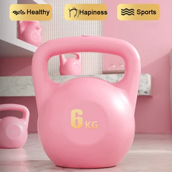 Women's Lifting Kettle Dumbbell women carrying kettlebells, deep squat strength training, Fitness Home Exercise soft kettlebells