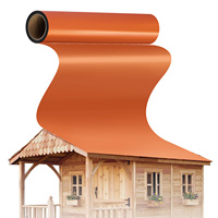 Self-adhesive Waterproof Membrane For Outdoor Roofing 5m * 1m Sunscreen Waterproof Roof Tape Housetop Repair Aluminum Foil Orang