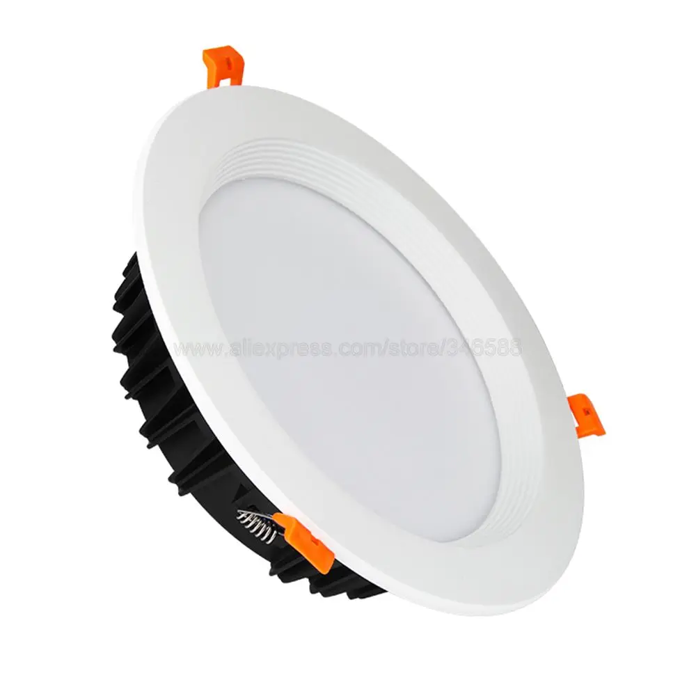 MiBoxer FUT060 25W Smart RGB+CCT LED Downlight Recessed Ceiling Spotlight AC 110V 220V 2.4G RF Remote WiFi APP Voice Control