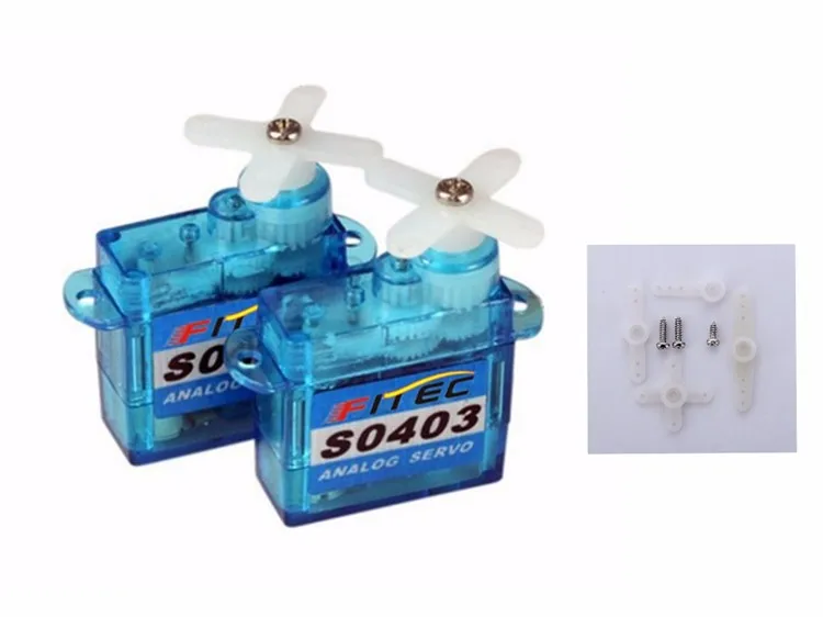 2PCS FS0403 Super 4.3G MINI Micro 0.08sec/60degree 0.7kg.cm Analog Servo FS0403 For RC Car Boat Truck Airplane Helicopter Parts