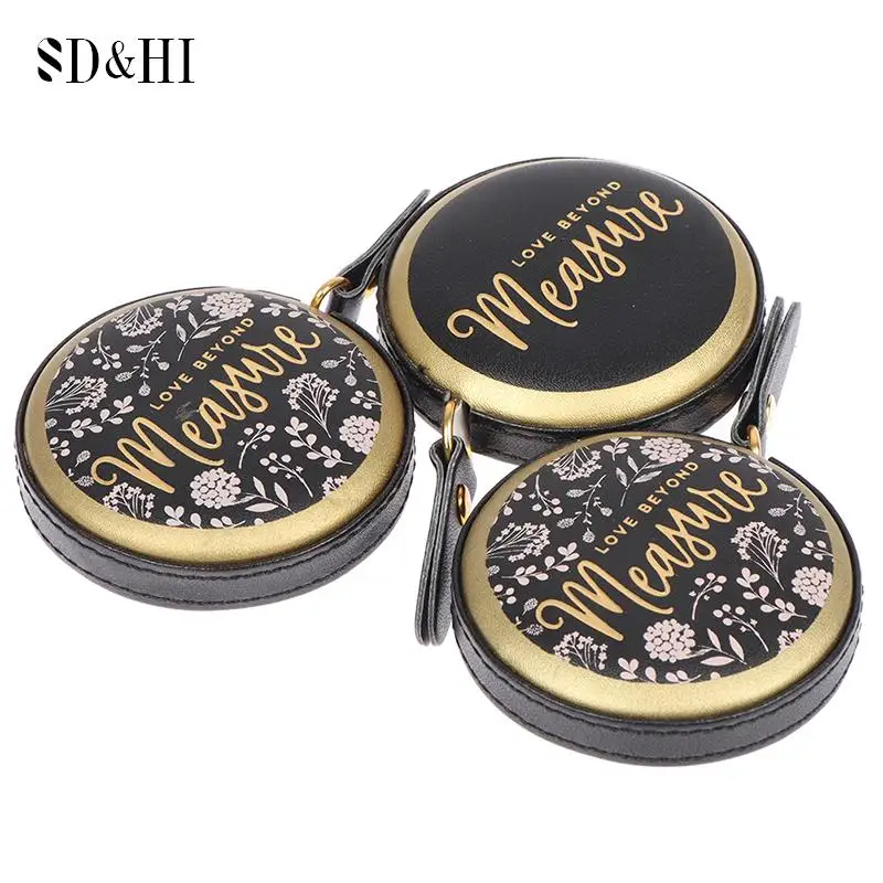 1.5m Portable Retractable Vintage Style Mini Tape Nostalgia Measure Ruler Retro Sewing Centimeter Inch Roll Tape