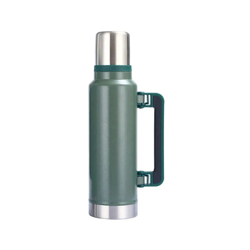 Large Capacity Fitness  1.4L Double wall Stainless  Thermos Outdoor Keep water cool and hot for 24 hours