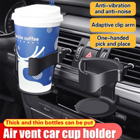 Car Cup Holder Air Vent Outlet Drink Coffee Bottle Holder Can Mounts Holders Beverage Ashtray Mount Stand Universal Accessories