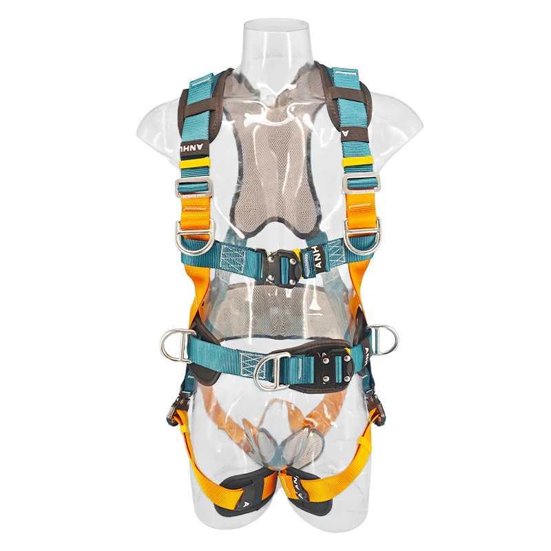 Aerial work safety belt safety rope mountaineering outdoor climbing industrial whole body safety protection equipment