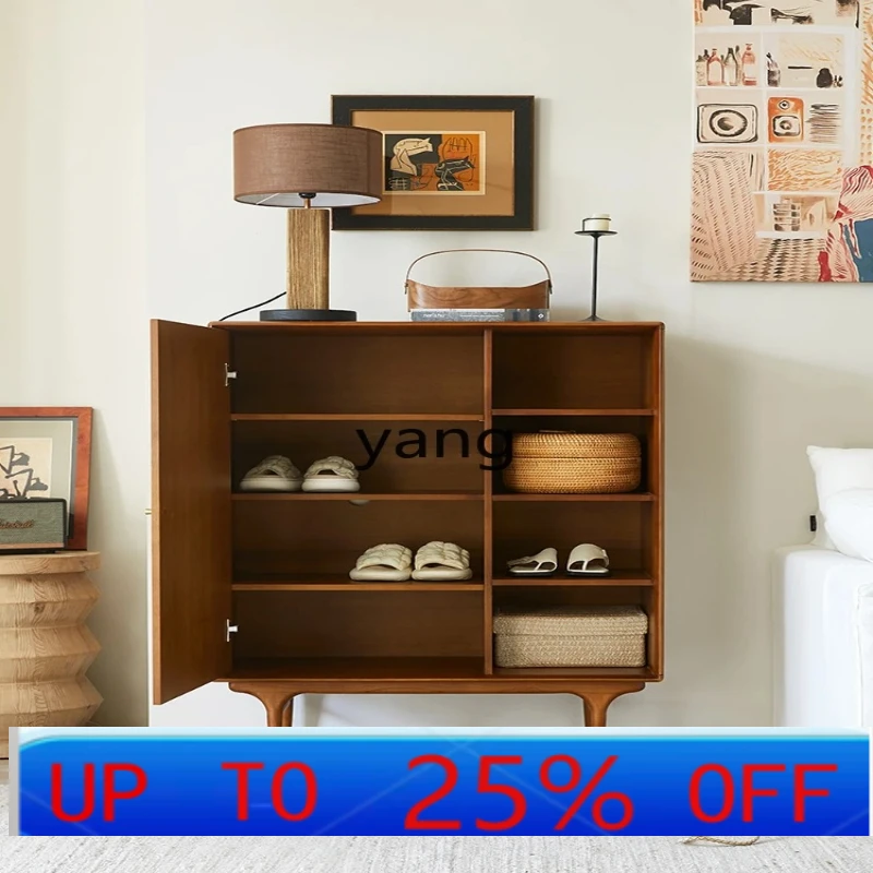 

LH Vintage Solid Wood Entryway Cabinet Shoe Storage Cabinet