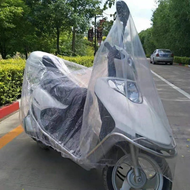 Universal Motorcycle Covers Transparent Waterproof Motor Cover Bike Dust Cover