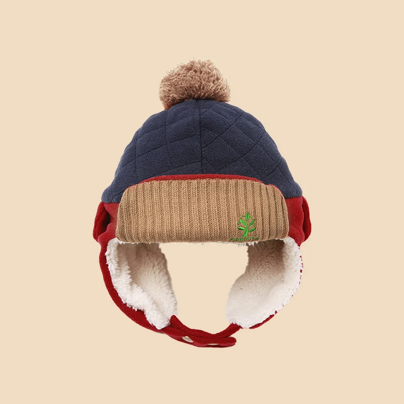 2pcs/Lot 0-14 Years Old Kids Winter Hat & Scarf Baby Winter Cap Children Warm Scarf For Boys Girls Ear Protection Caps