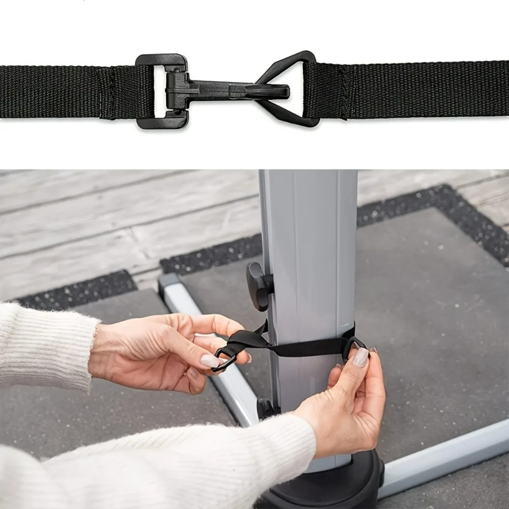 5 Pack Large Outdoor Umbrella Fixing Straps Windproof Fixing Straps Outdoor Garden Cantilever Umbrella Windproof Locks