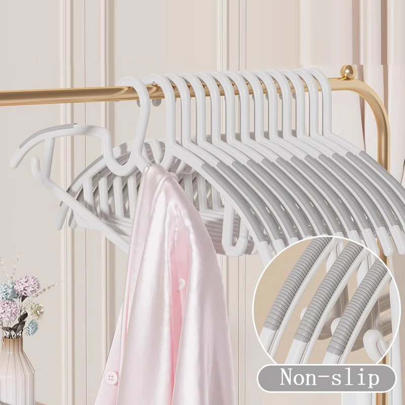 

10 шт. больших бытовых вешалок для одежды: противоскользящие, устойчивые к царапинам, для сушки, с защитой углов, сверхпрочные, стандартные