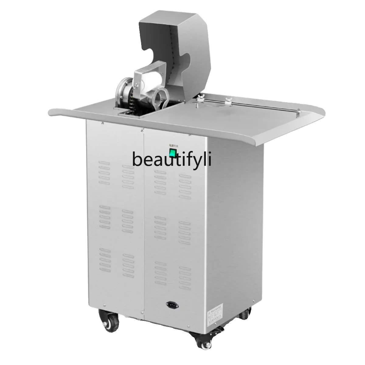 

Electric automatic sausage stringing machine, stringing quantitative segmentation machine, hot dog stringing machine