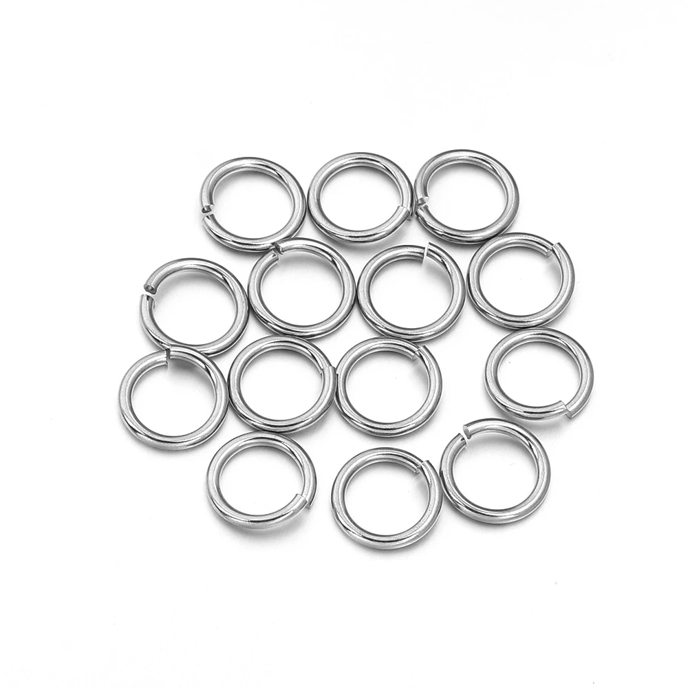 20Pcs Stainless Steel Split Ring Jump Rings for DIY