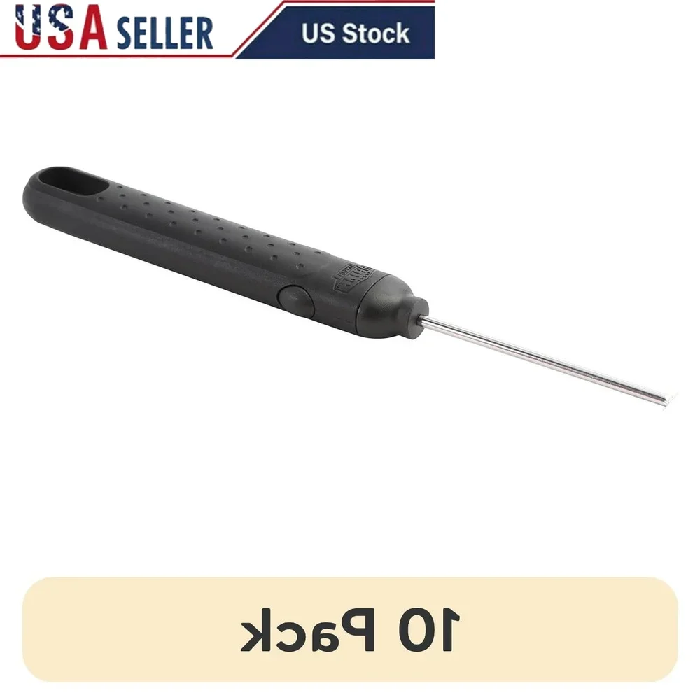 

15 Inch Stainless Steel Barbecue Spatula 10 Pack with Detachable Handle Perfect Grilling Flipping Cooking Baking Gift Idea