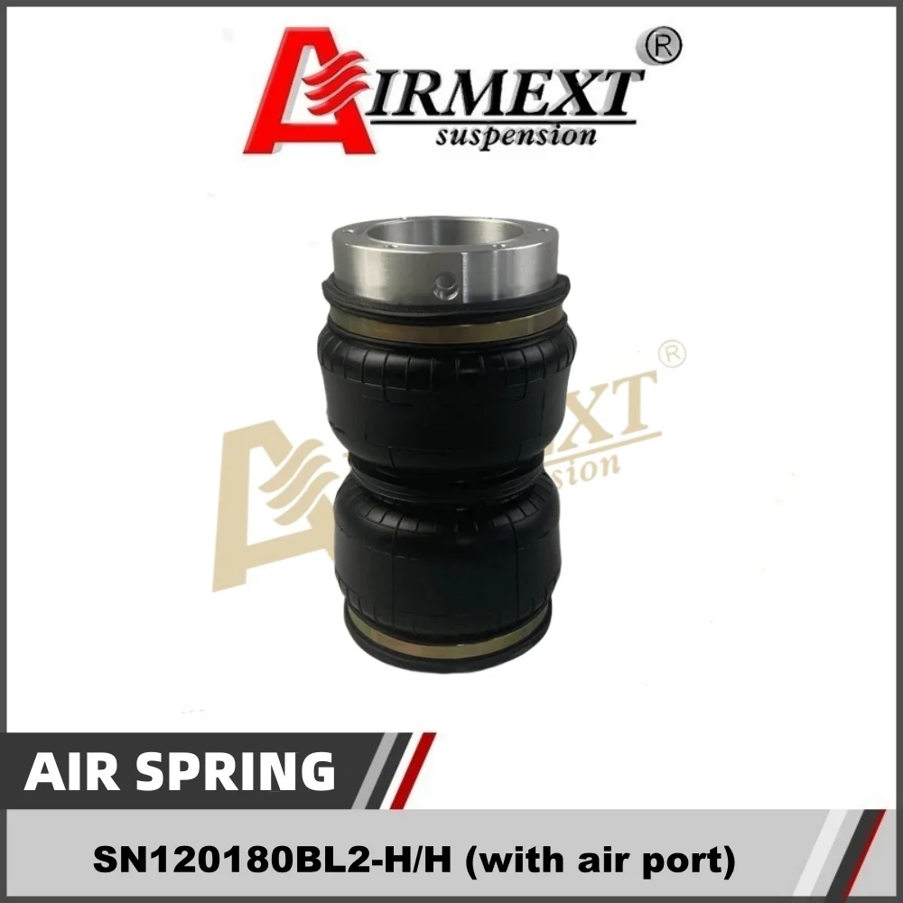 SN120180BL2-H/H (with air port) open endplate air suspension /air spring rubber bellow airride shock absorber/pneumatic parts