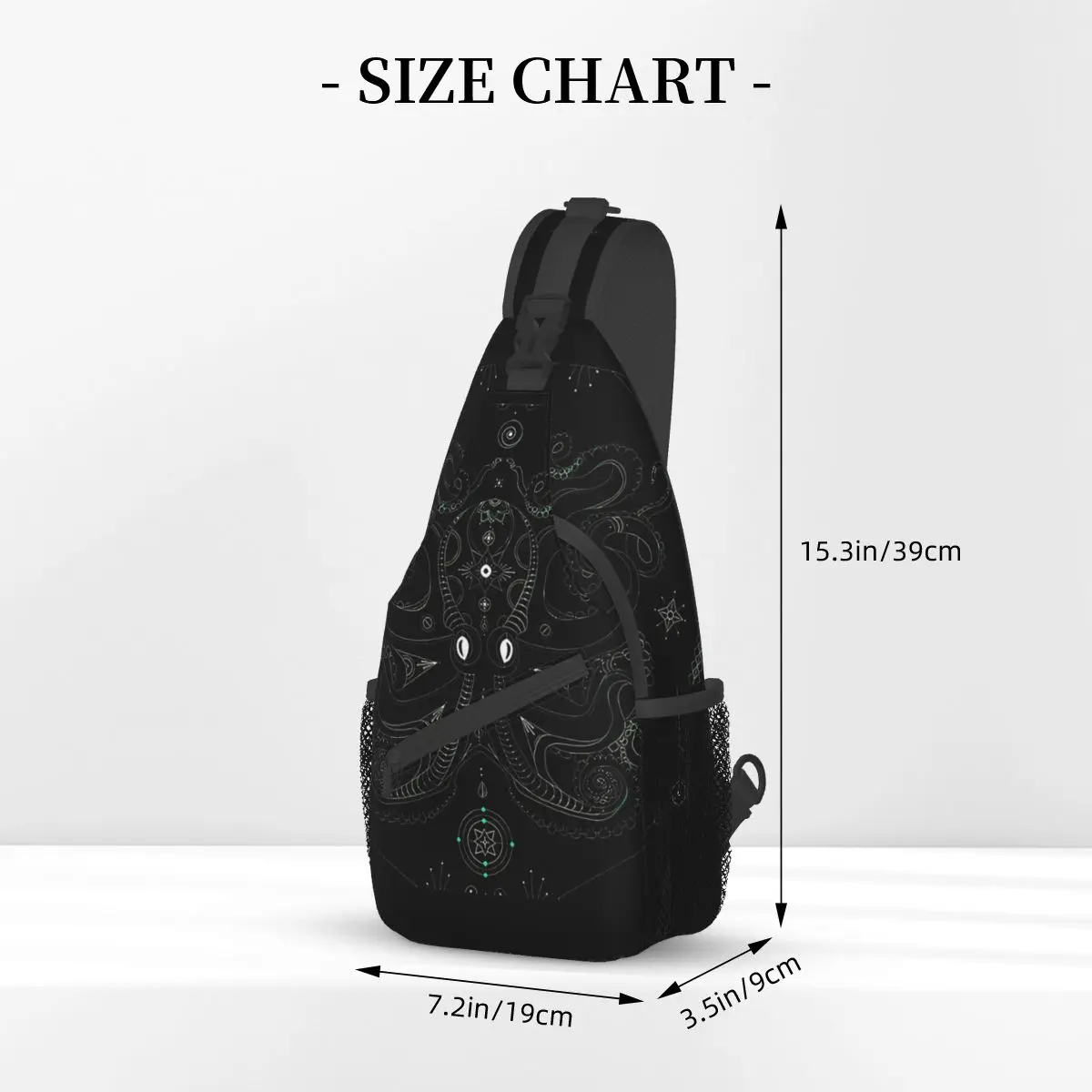 Tentacles Crossbody Bag Sports The Mastermind Mystic In Aqua Chest Bag Unisex Women Man Shoulder Backpacks