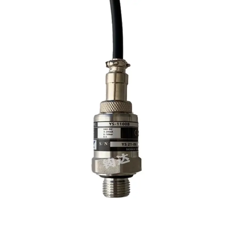 YS-1100B screw air compressor universal pressure sensor 2 teeth 4-20mA pressure sensor transmitter 0-1.6MPa