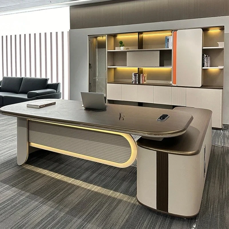 

Простой современный легкий роскошный стол Стол для менеджера президента Креативный большой офисный стол