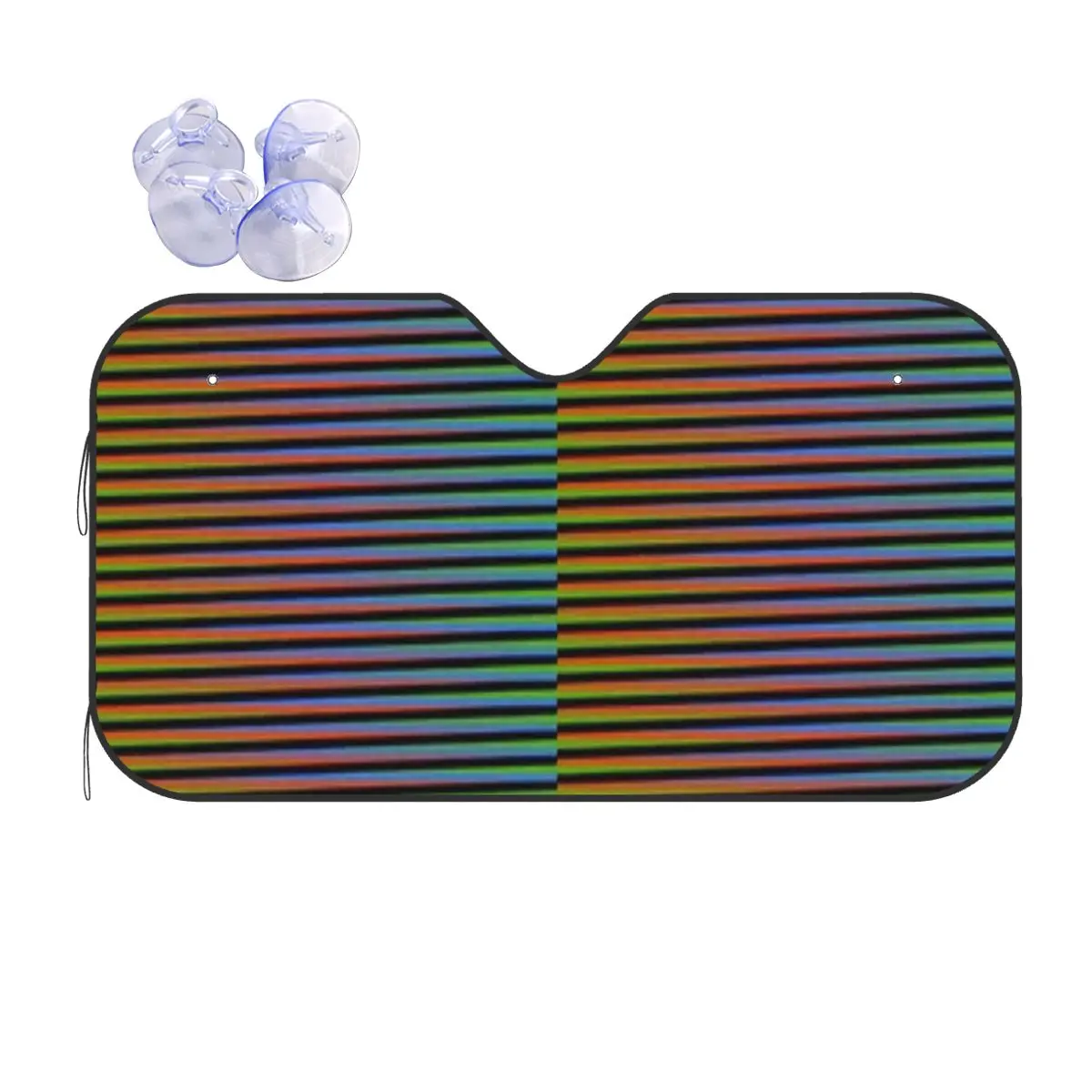 

Carlos Cruz Diez Venezuela Sunshade Windscreen Car Front Windshield Window Sun Visor Accessories Covers
