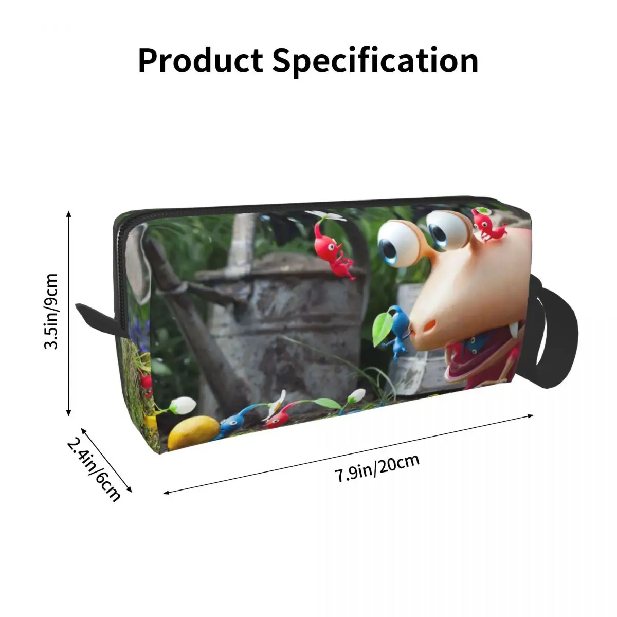 ピクミン鉛筆ケース少年少女学校ペンボックス鉛筆バッグ文具用品旅行女性化粧品バッグオーガナイザーポーチ