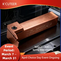 MGFVR 7-Shaped Face Groove Cutter MGFVR320/MGFVR325 Double Head Processing Range 24-400 Carbide Insert MGMN300 Slotting Tool