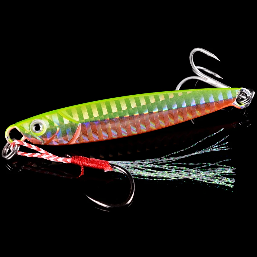 Ozean Boot Strand Meerwasser Angeln Drag Metall Jigging Köder 60g 80g Künstliche Köder für Spanische Makrele Bass Casting löffel Jigs – Detail 9