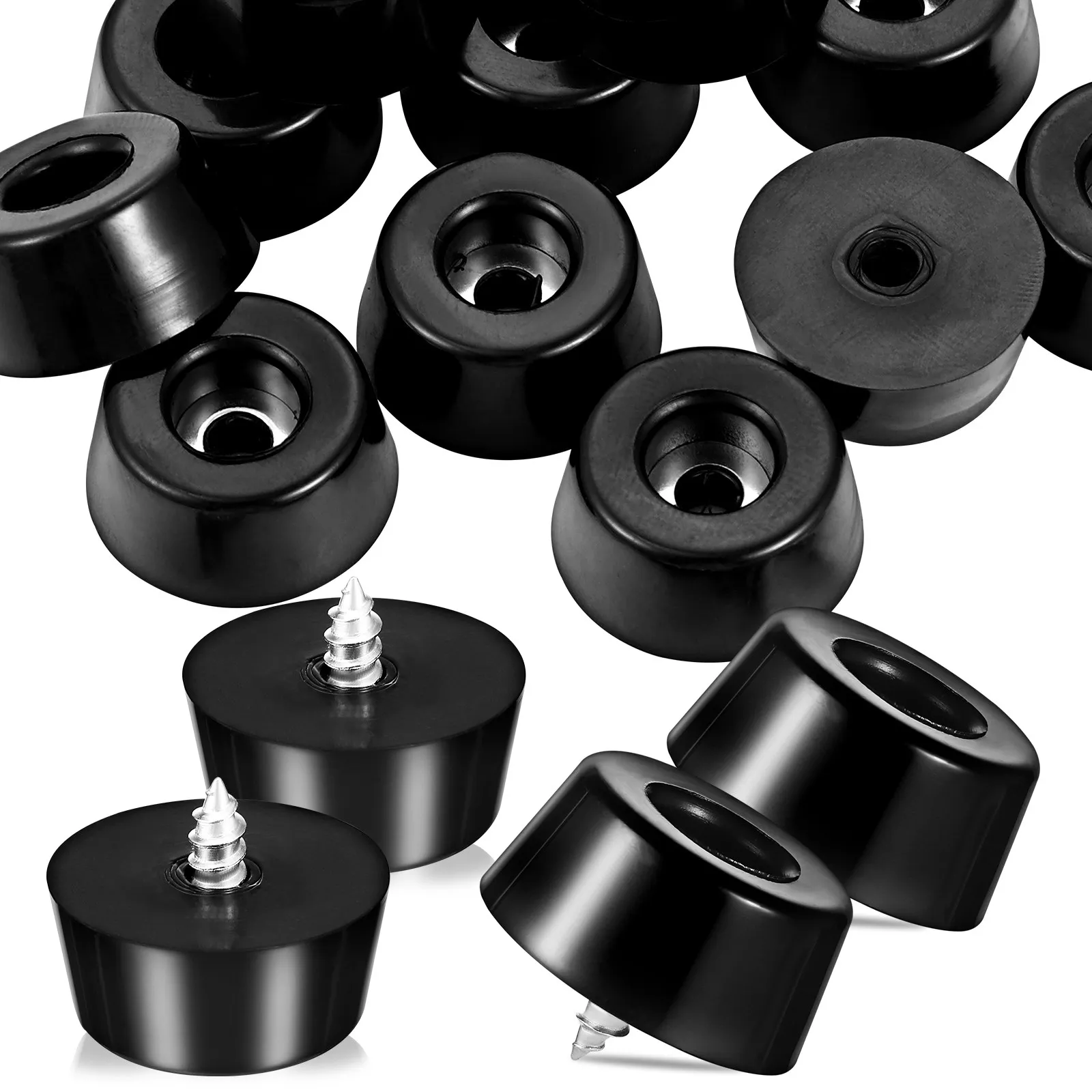 

Rubber Feet Screw Set Professional Non Slip Bumper Pads for Cutting Board Furniture Stable Protective Shock Absorption