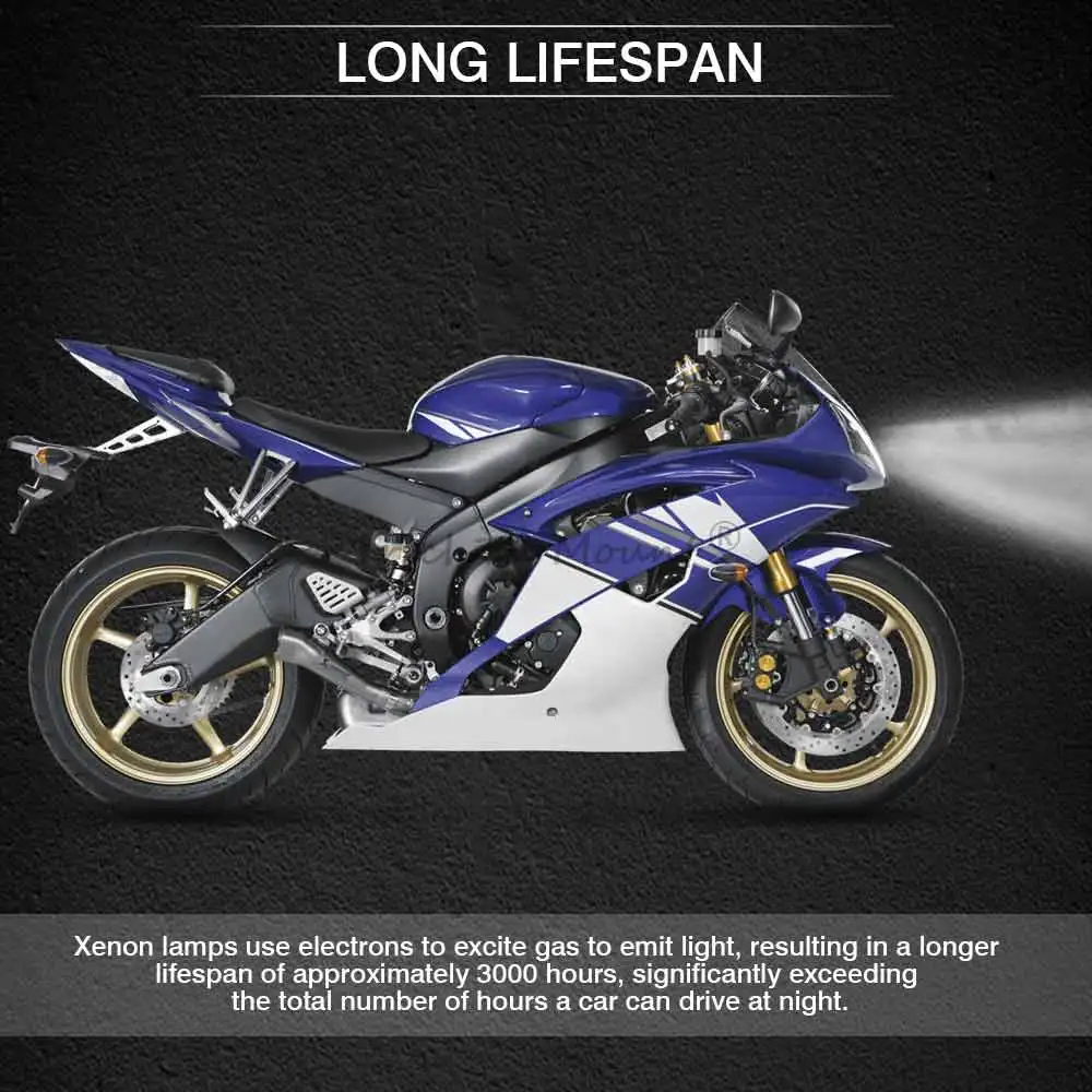 

Motorcycle Front HID Projector Headlight Assembly For Yamaha YZF R6 2006-2007 Accessories Red Angel Eyes Hi/Low Beam Head Light