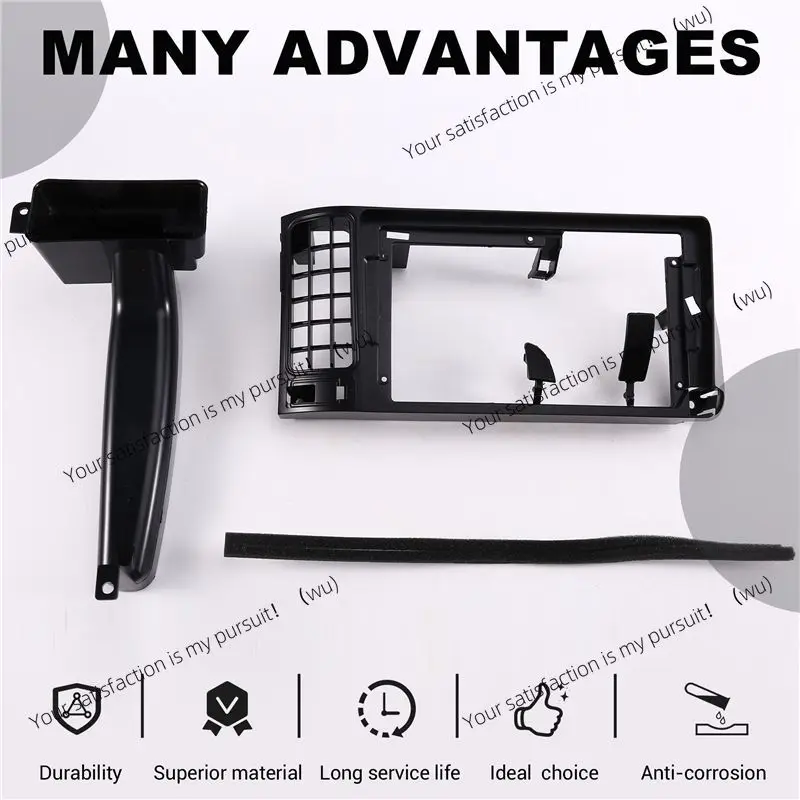 NEW-Dashboard Mount Kit For 9 Inch Car Radio Fascia For VW Golf 3 1991-2003 Audio Frame Lhd