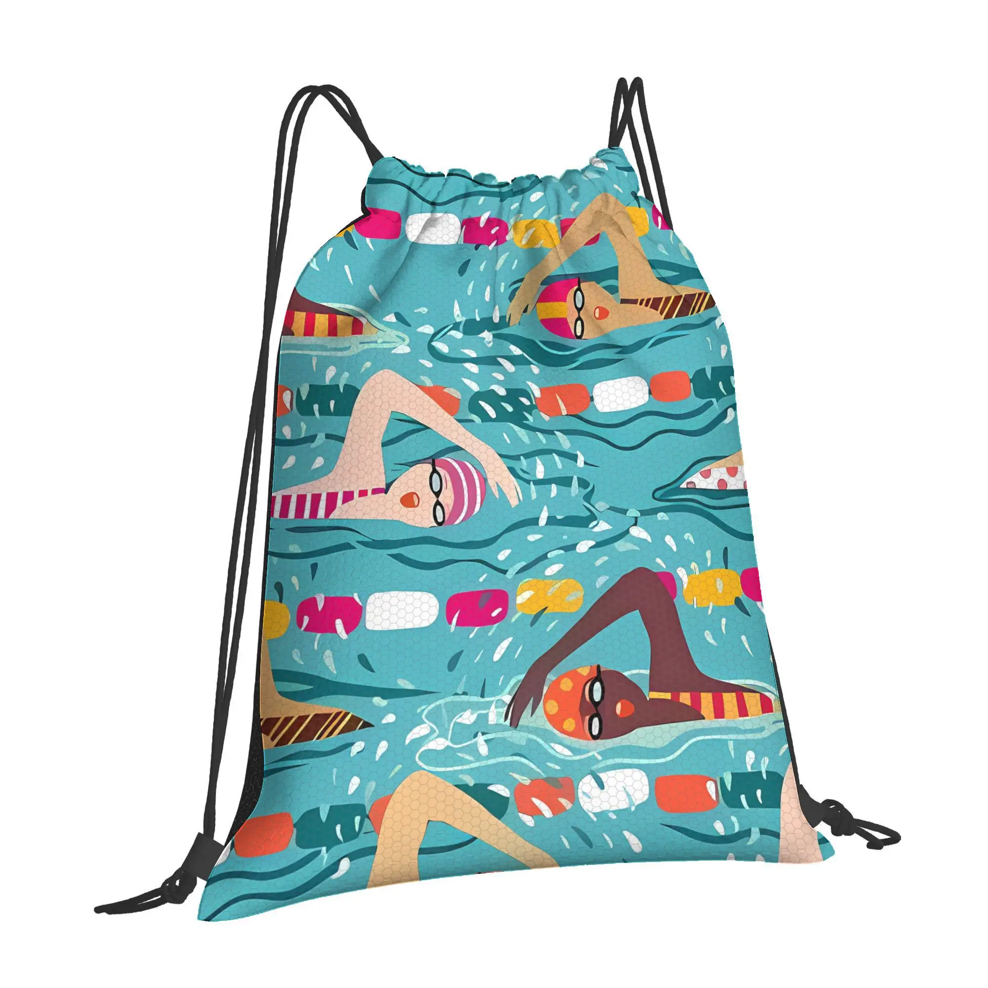 

Легкая сумка для плавания на шнурке, простая и прочная, портативная сумка для хранения вещей для активного отдыха на природе