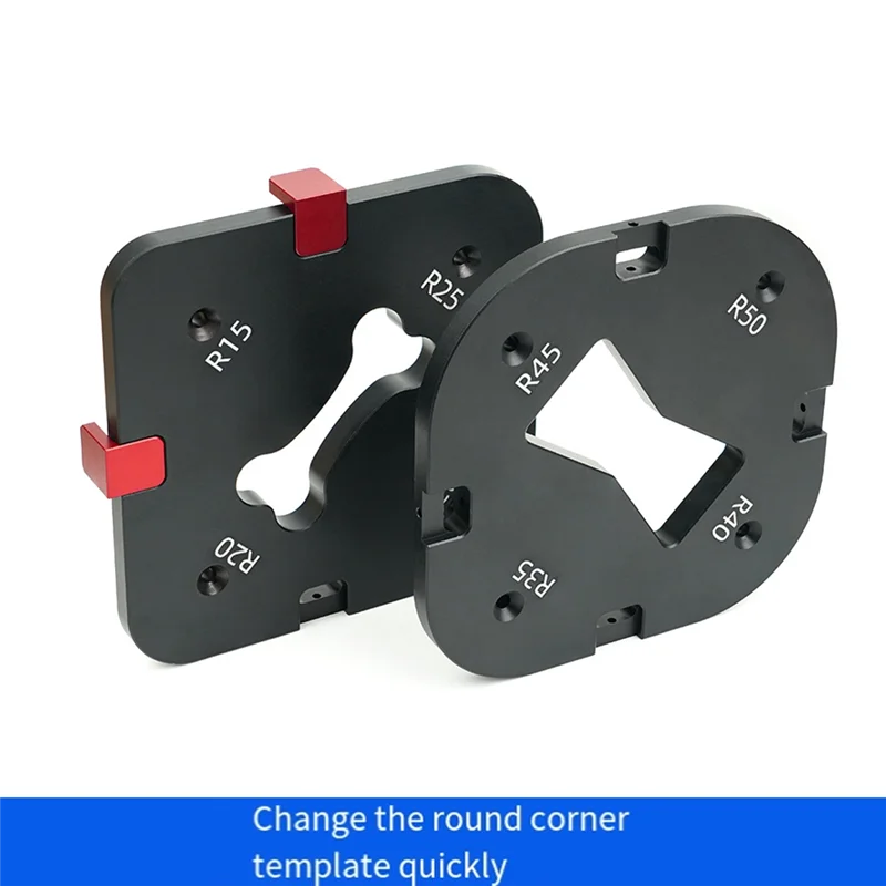 

Classy-Pocket Radius Jig Router Cutting Fillet Template 4 In 1 R-Angle Arc Chamfering Template Round Corner Quick Cutting Mold