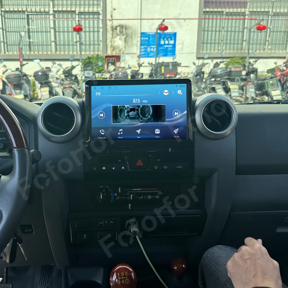 9 " Upgrade Touch Screen For Toyota Land Cruiser Car LC70/LC76/LC78/LC79 2007-2024 Car Radio GPS Navigation CarPlay Android Auto view 2