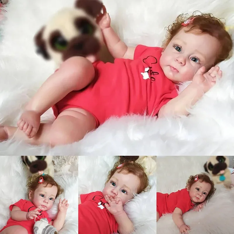 58CM Huxley Reborn Finished Already Painted Girl Doll with High Quality 3D skin multiple Layers Painting Visible Veins