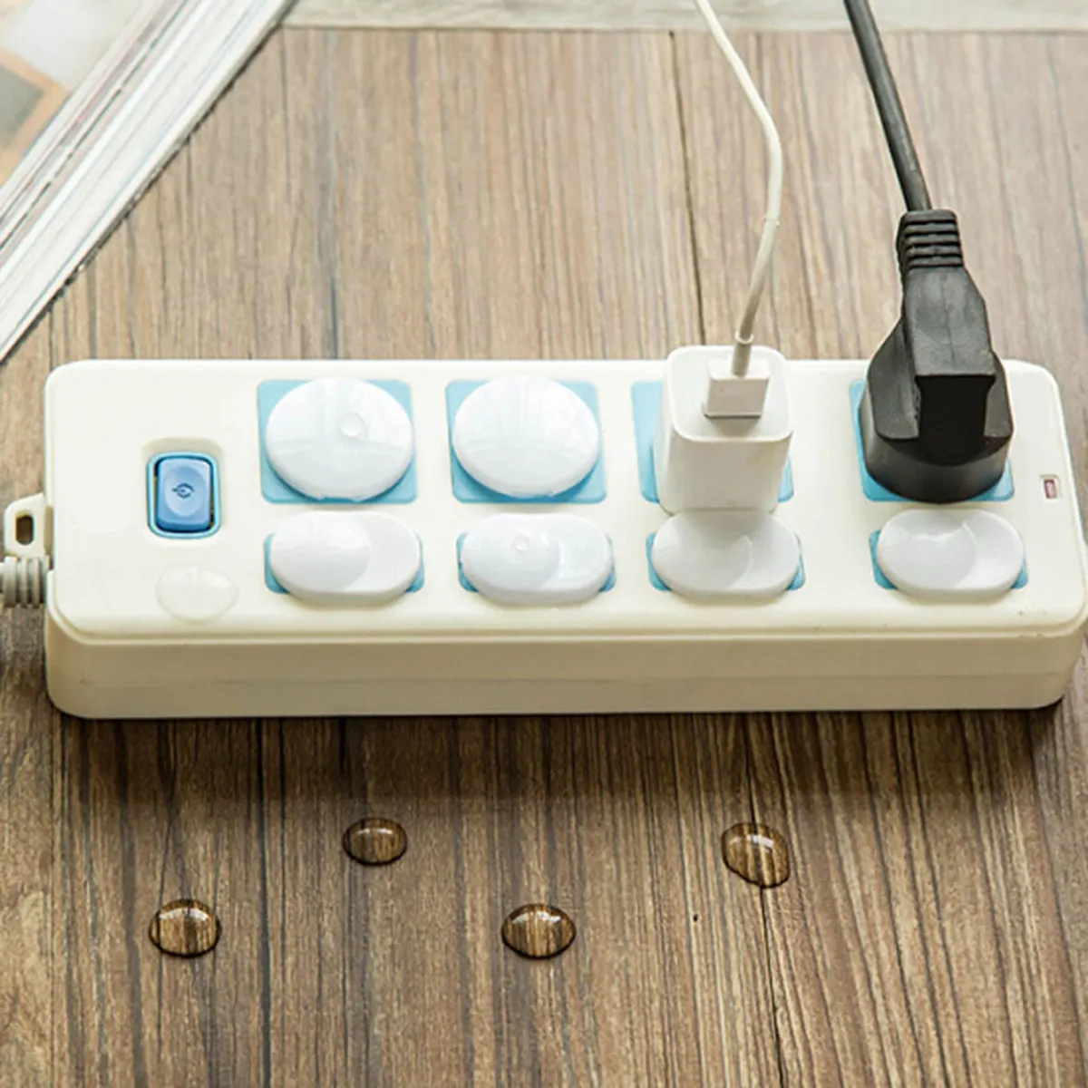 20Pcs Outlet Covers Socket Protective Cover ABS Baby Proofing Safety Cover for Children Electric Shock Prevention Fire Resistant