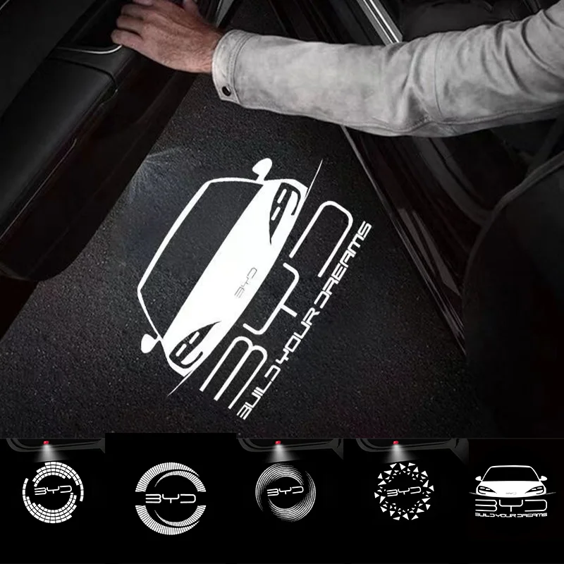 For BYD Han Tang Song Seal 05 06 07 Sealion Seal U Qin Chaser Frigate Car door welcome light decoration Car door modification