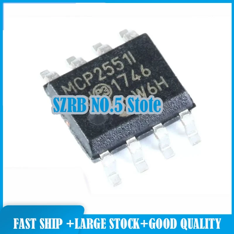 

20pcs/lot MCP2551T-I-SN PIC12F1822-I-SN LM8261M5X PIC16F1503T-I-SL CC2541F256RHAR IC Chips component