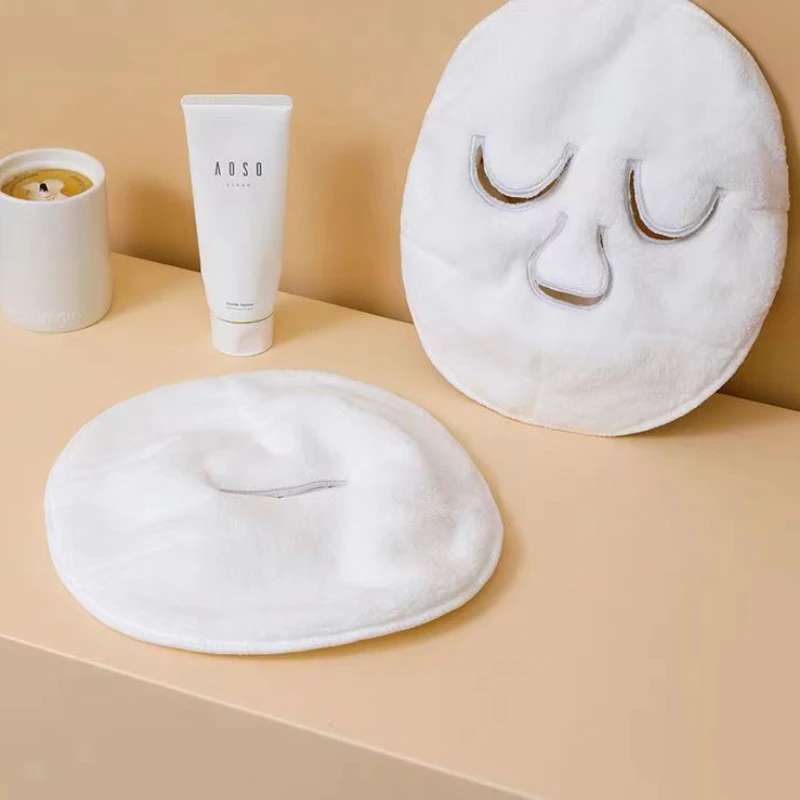 

Hot Compress Facial Towel Double-Layer Thickened Heating Mask