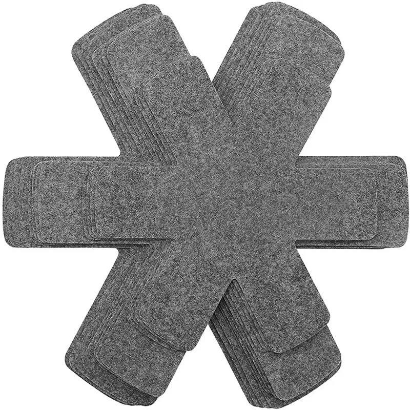 Pot and Pan Protectors 5Pcs Pot Dividers Pad Non-woven 26cm Pans Separator Pads for Protecting Separators Pads Cookware