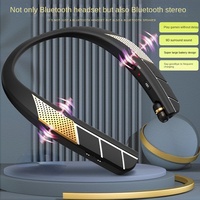 LZ-5 LZ-6 Bluetooth Headset Lightweight Stereo Neck-Mounted Wireless Headset With Speakers For Exercise Game Headset