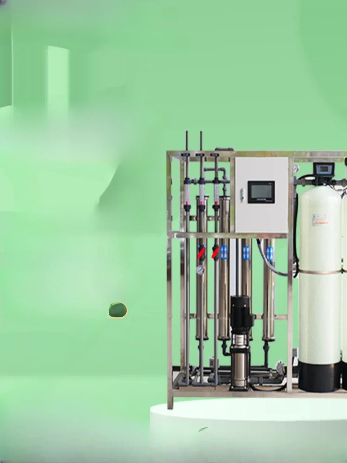 Hot SalesIndustrial Grade Purified Water Production Equipment, Fully Automatic Deionized Water Machine For Water Treatment Syste