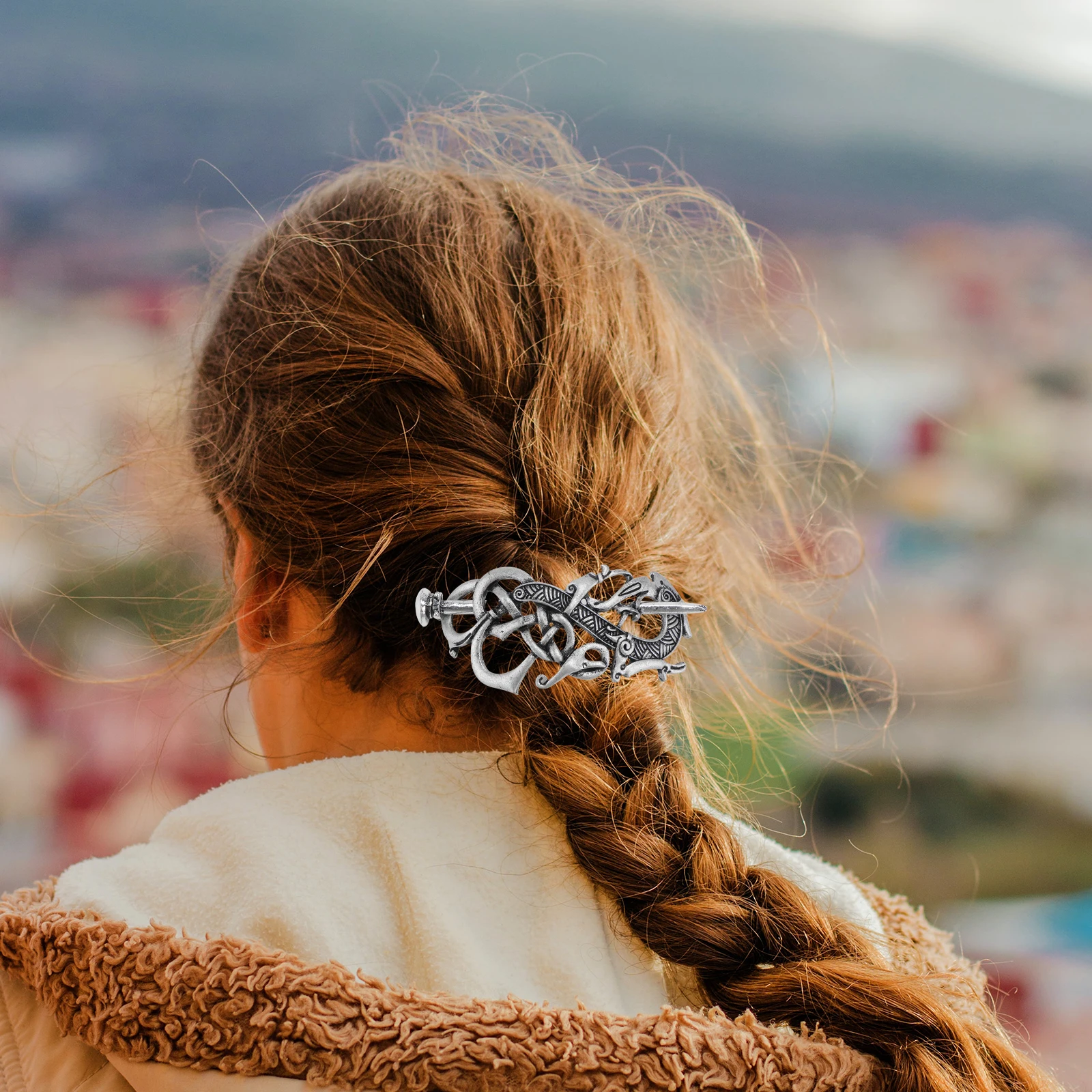 

Elegant Vintage Hairpin Handmade Retro Style Women Carved Decorative Accessories Thick Traditional for Family