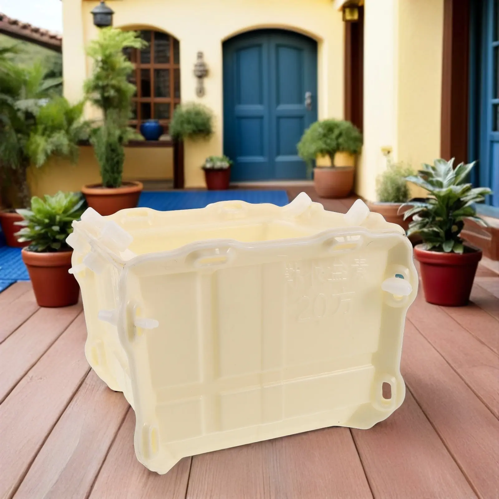 

Квадратная пластиковая форма для бетона, прочная, из утолщенного материала, для изготовления цветочных горшков из цемента, для самостоятельного изготовления кашпо для суккулентов из смолы