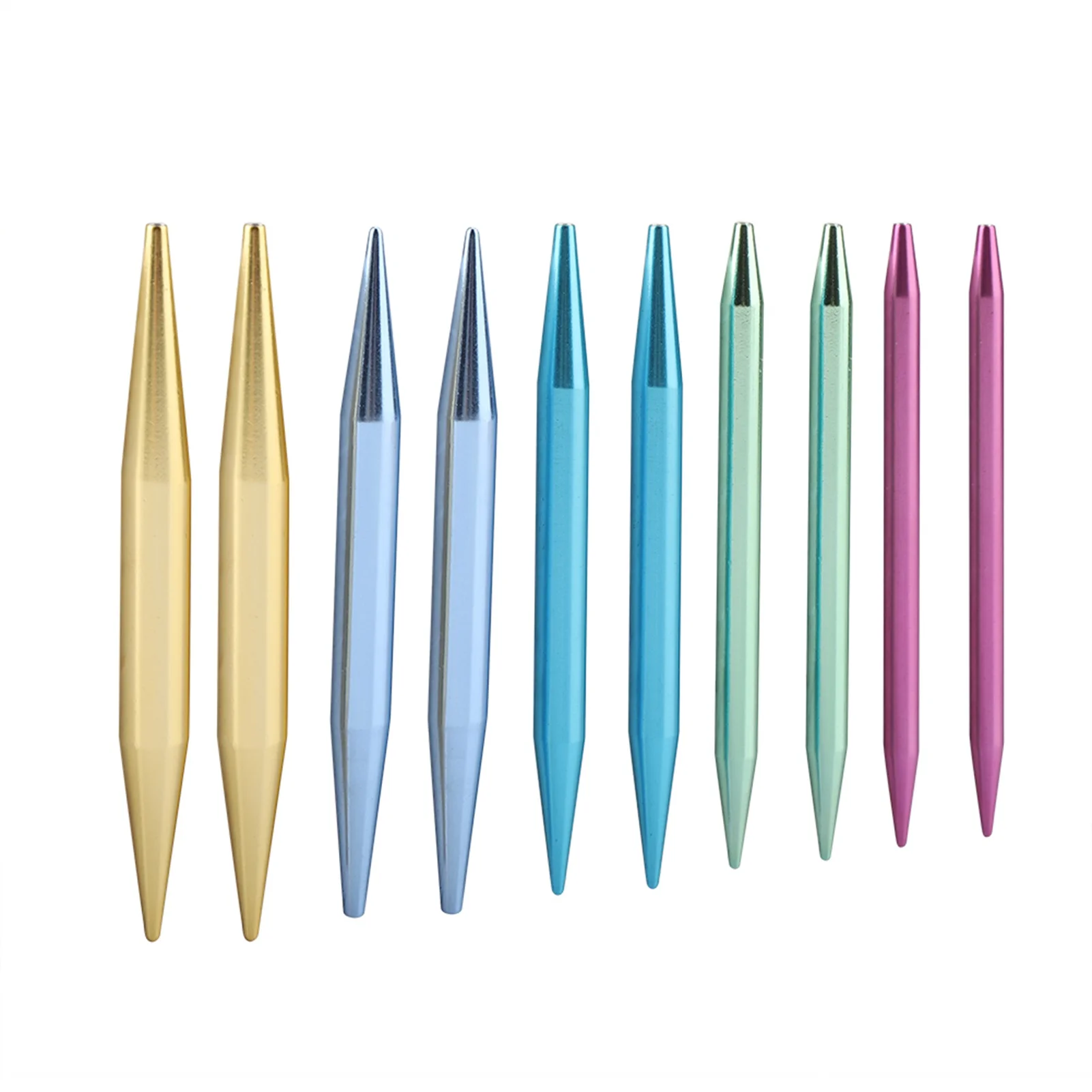 Aluminum Circular Knitting Needles Set Interchangeable Crochet Hooks Weaving Yarn Knitting Craft Tools Accessories Kit Needle