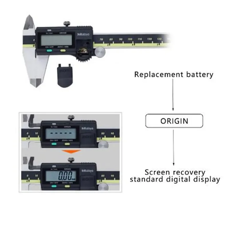 Mitutoyo Caliper LCD Digital Vernier Calipers 150/200/300mm 500-197-20 8in Electronic Measuring Stainless Steel Caliper Digital